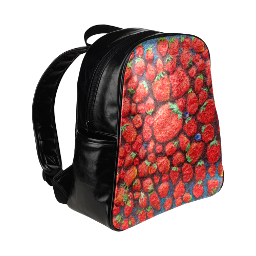 strawberry heaven Multi-Pockets Backpack (Model 1636)