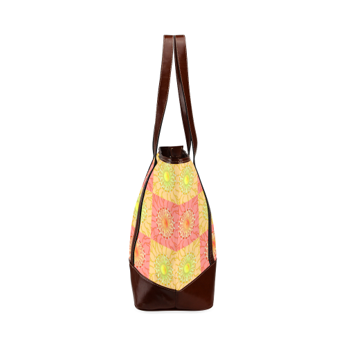 Chequered Sunshine Tote Handbag (Model 1642)