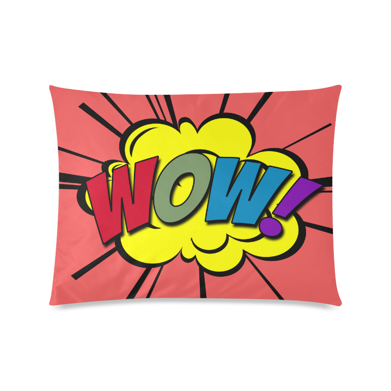 WOW! Custom Zippered Pillow Case 20"x26"(Twin Sides)