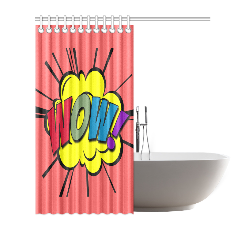 WOW! Shower Curtain 72"x72"