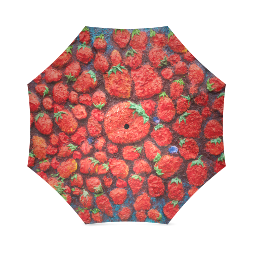 strawberry heaven Foldable Umbrella (Model U01)