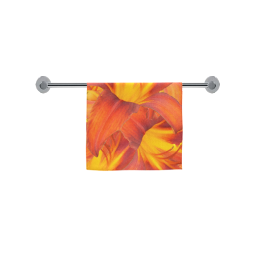 Orange Daylilies Custom Towel 16"x28"