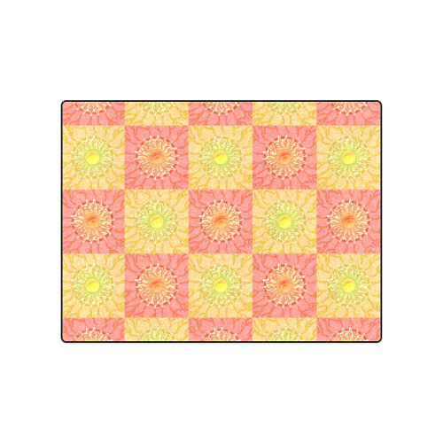Chequered Sunshine Blanket 50"x60"