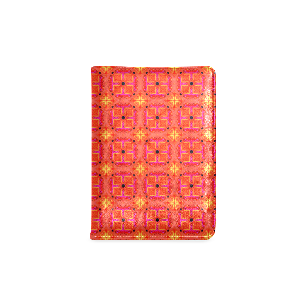 Peach Apricot Cinnamon Nutmeg Modern Abstract Custom NoteBook A5