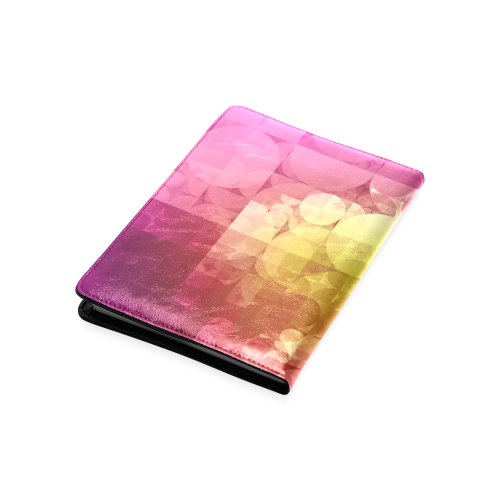 purple geometry matt Custom NoteBook A5