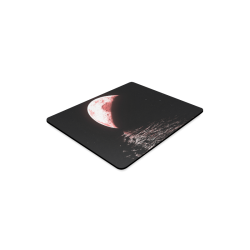 red moon water Rectangle Mousepad