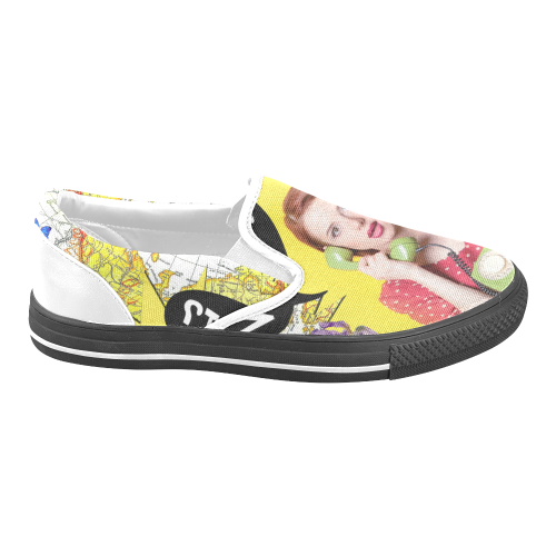 What Women's Unusual Slip-on Canvas Shoes (Model 019)
