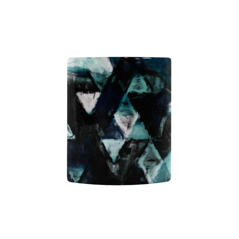 triangle impressionism Custom Morphing Mug