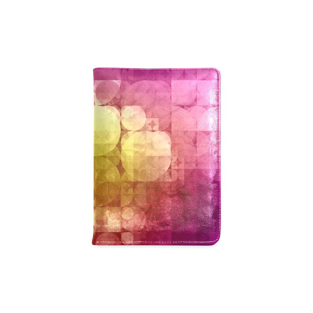 purple geometry matt Custom NoteBook A5