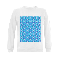 Aqua Hawaiian Stars under a Night Sky Dance Gildan Crewneck Sweatshirt(NEW) (Model H01)