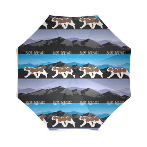 Saint Bernard Rockin The Rockies Foldable Umbrella (Model U01)