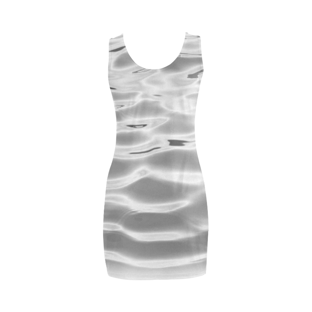 Grey Water Waves Medea Vest Dress (Model D06)