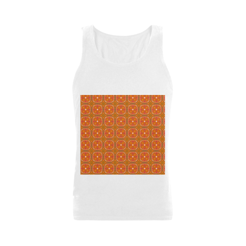 Gingerbread Houses, Cookies, Apple Cider Abstract Men's Shoulder-Free Tank Top (Model T33)