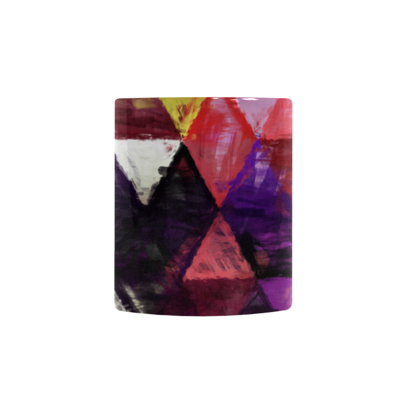 triangle impressionism Custom Morphing Mug