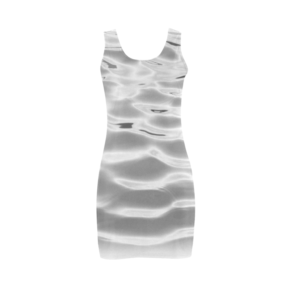 Grey Water Waves Medea Vest Dress (Model D06)