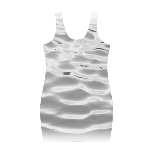 Grey Water Waves Medea Vest Dress (Model D06)