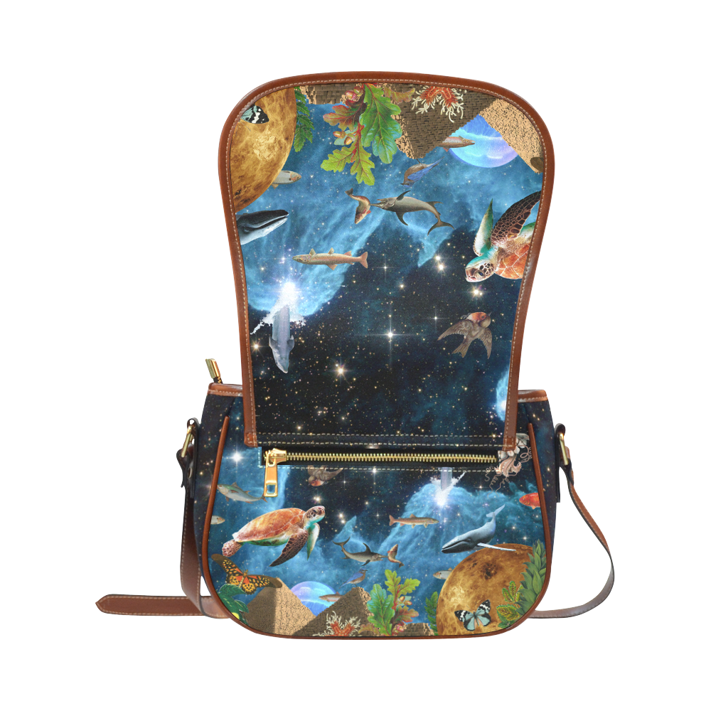 Heaven and Earth Saddle Bag/Large (Model 1649)