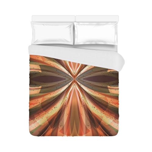 Abstract Orange Duvet Cover 86"x70" ( All-over-print)