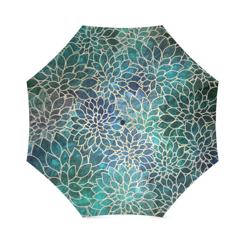 Floral Abstract 9 Foldable Umbrella (Model U01)