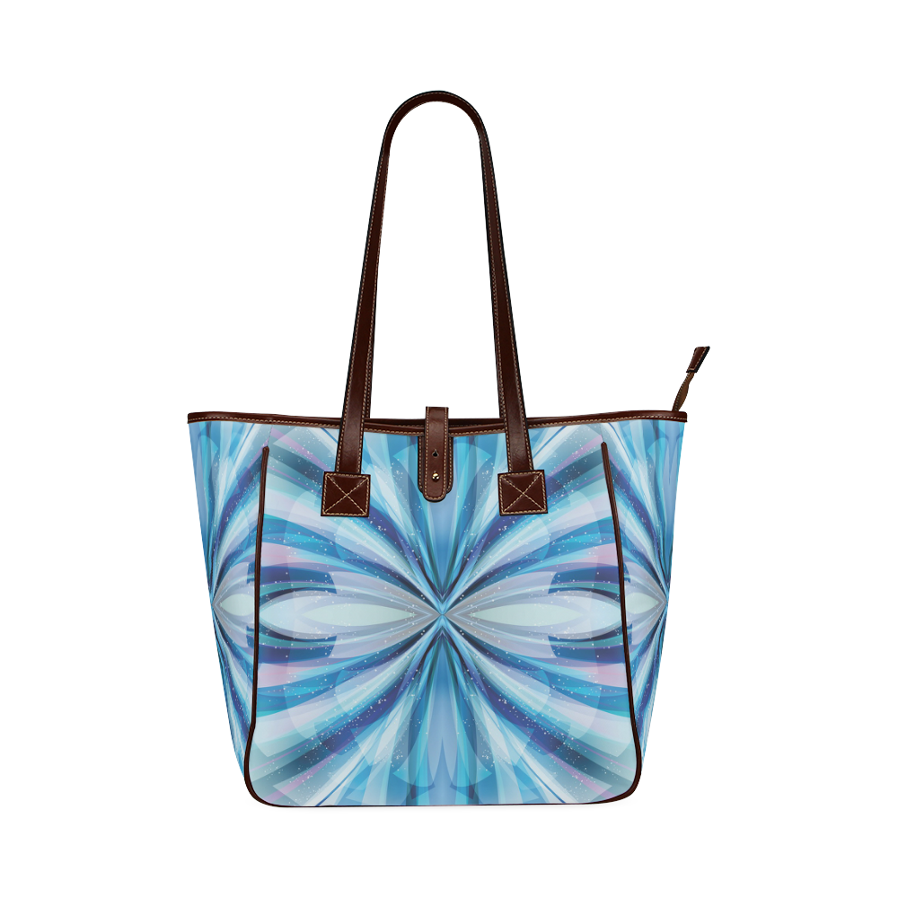 Abstract Blue Classic Tote Bag (Model 1644)