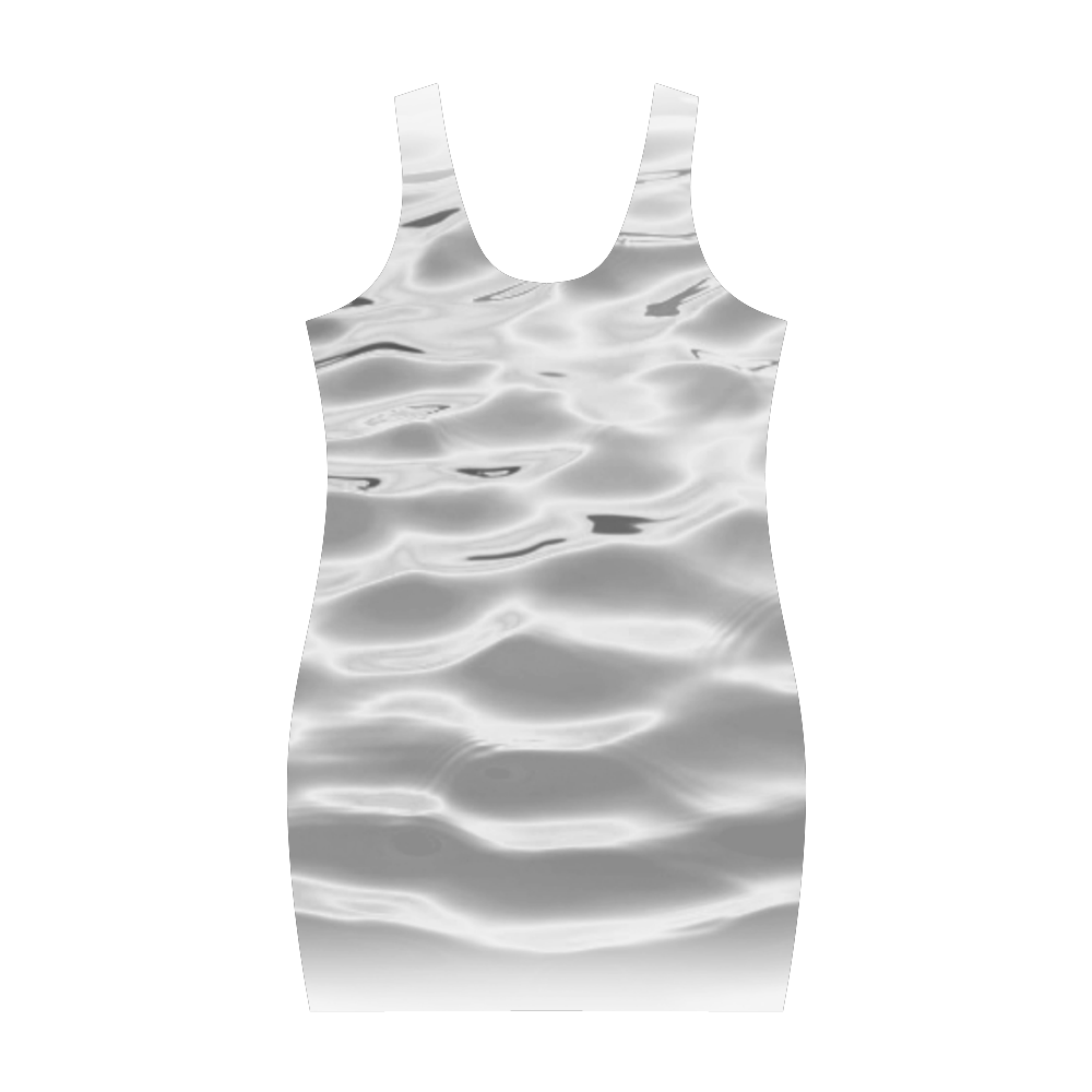 Grey Water Waves Medea Vest Dress (Model D06)