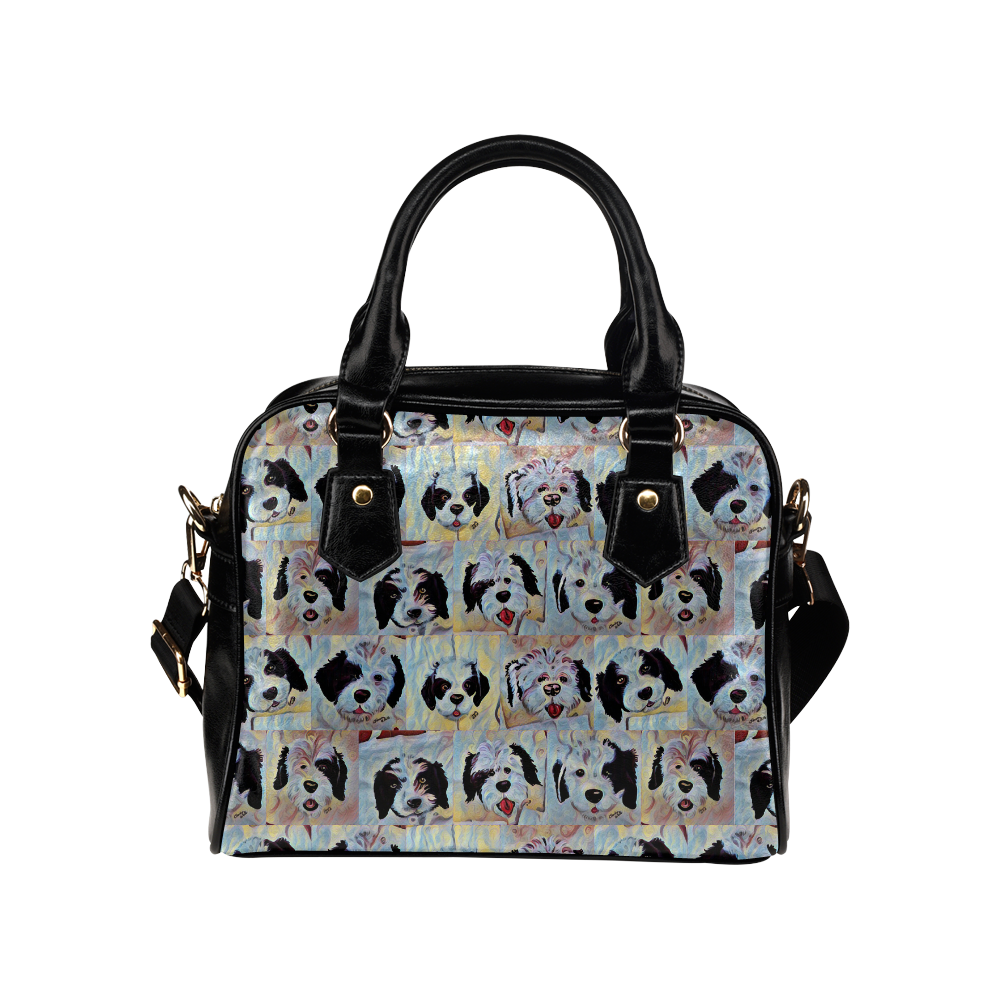 Puppy Luv Shoulder Handbag (Model 1634)