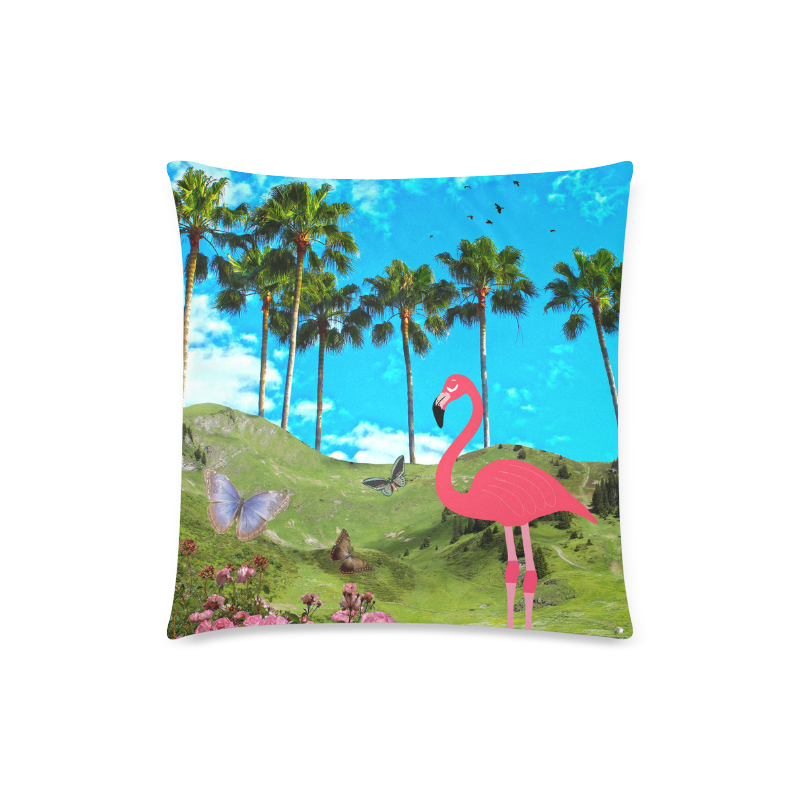 Oasis Custom Zippered Pillow Case 18"x18"(Twin Sides)