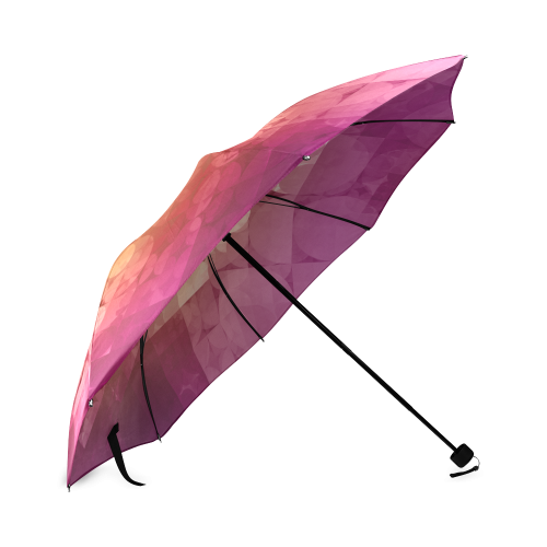 purple geometry matt Foldable Umbrella (Model U01)