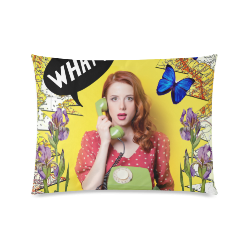 What Custom Picture Pillow Case 20"x26" (one side)