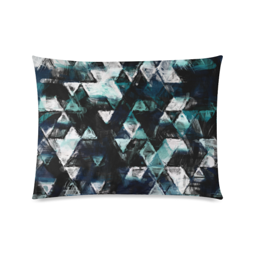 triangle impressionism Custom Picture Pillow Case 20"x26" (one side)