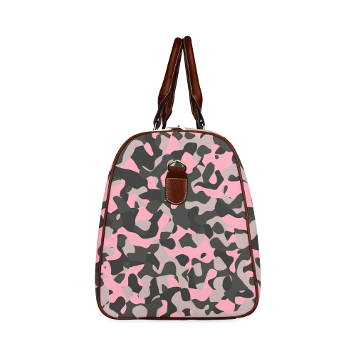 Kitty Camo Waterproof Travel Bag/Small (Model 1639)
