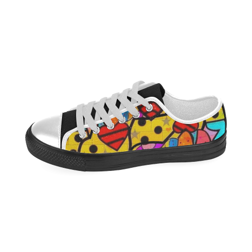 Skurill Popart by Nico Bielow Men's Classic Canvas Shoes (Model 018)