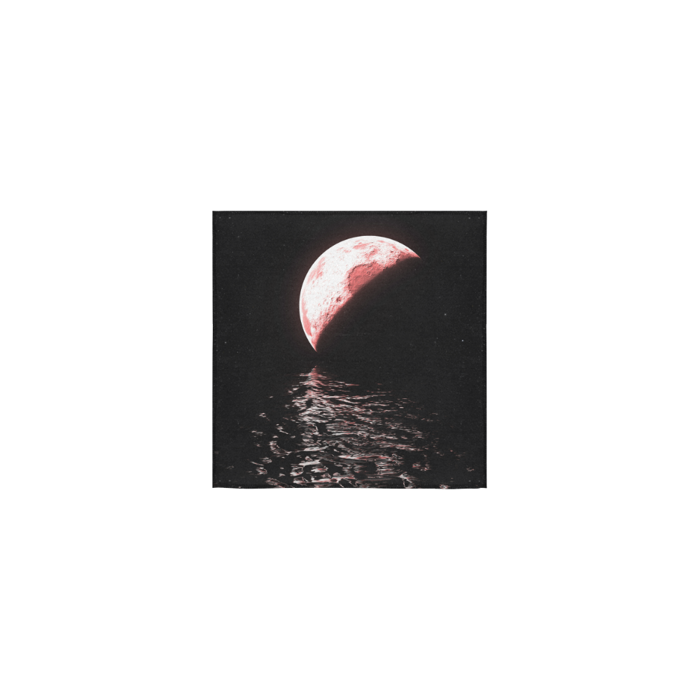 red moon water Square Towel 13“x13”