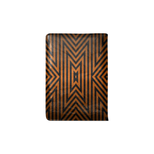 Aztec Pattern (Orange/Black) Custom NoteBook A5