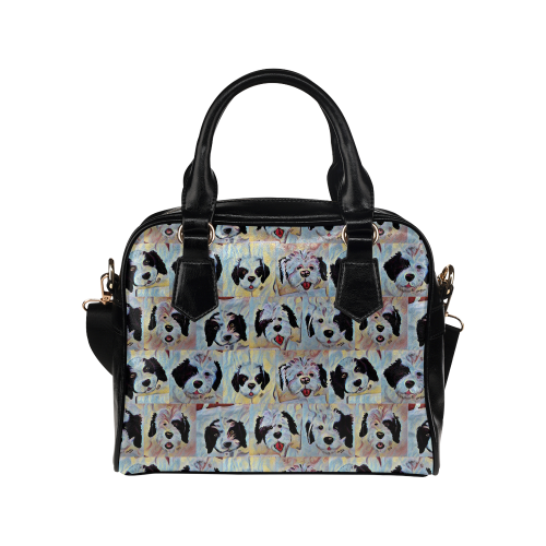 Puppy Luv Shoulder Handbag (Model 1634)