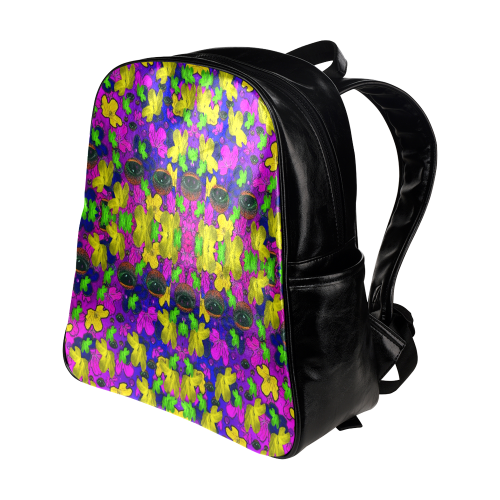 Eyes in the dark popart Multi-Pockets Backpack (Model 1636)