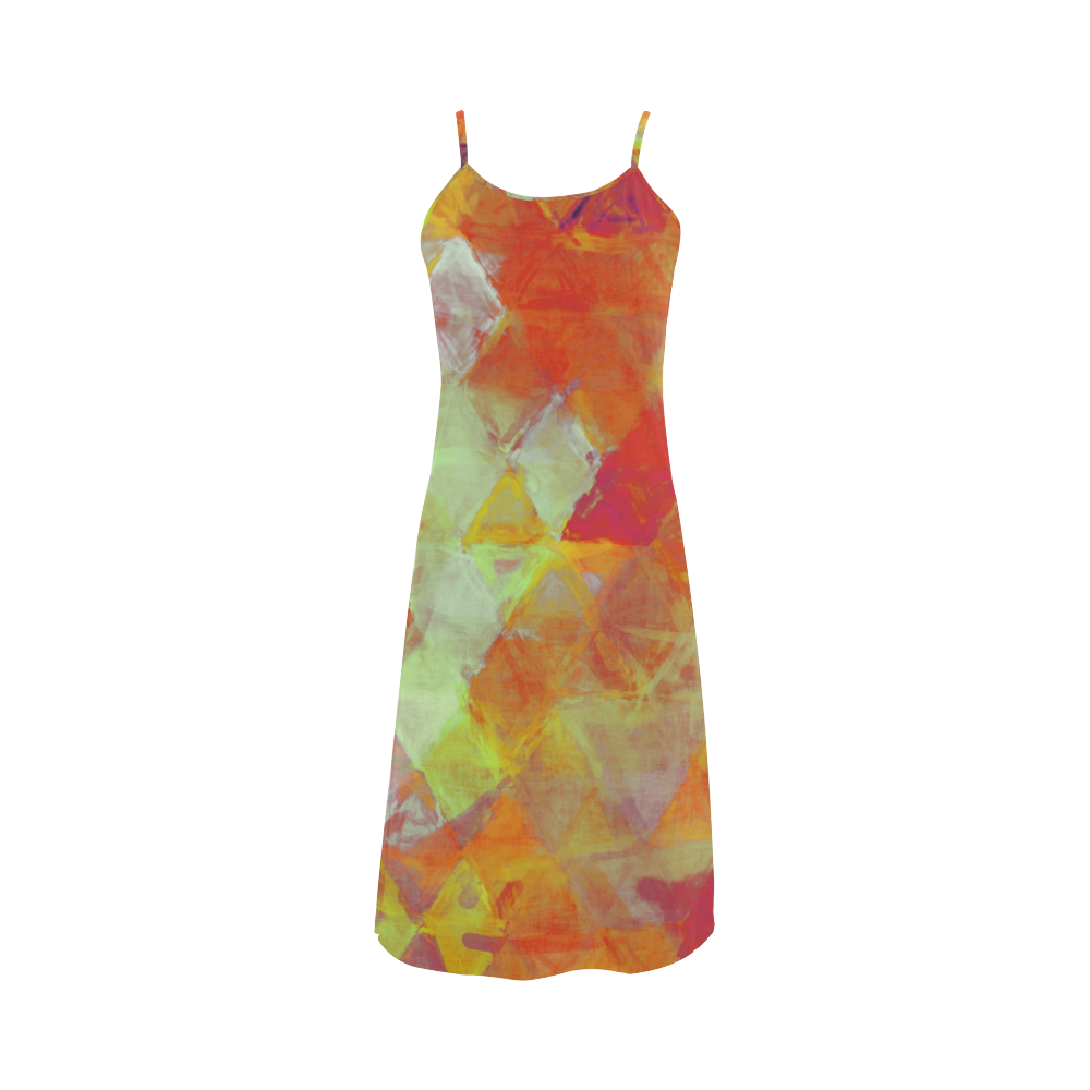 triangle impressionism Alcestis Slip Dress (Model D05)