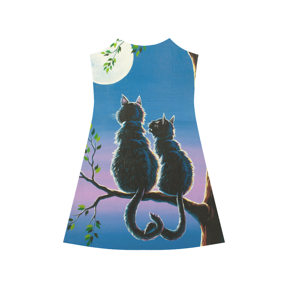 cat in love last Alcestis Slip Dress (Model D05)