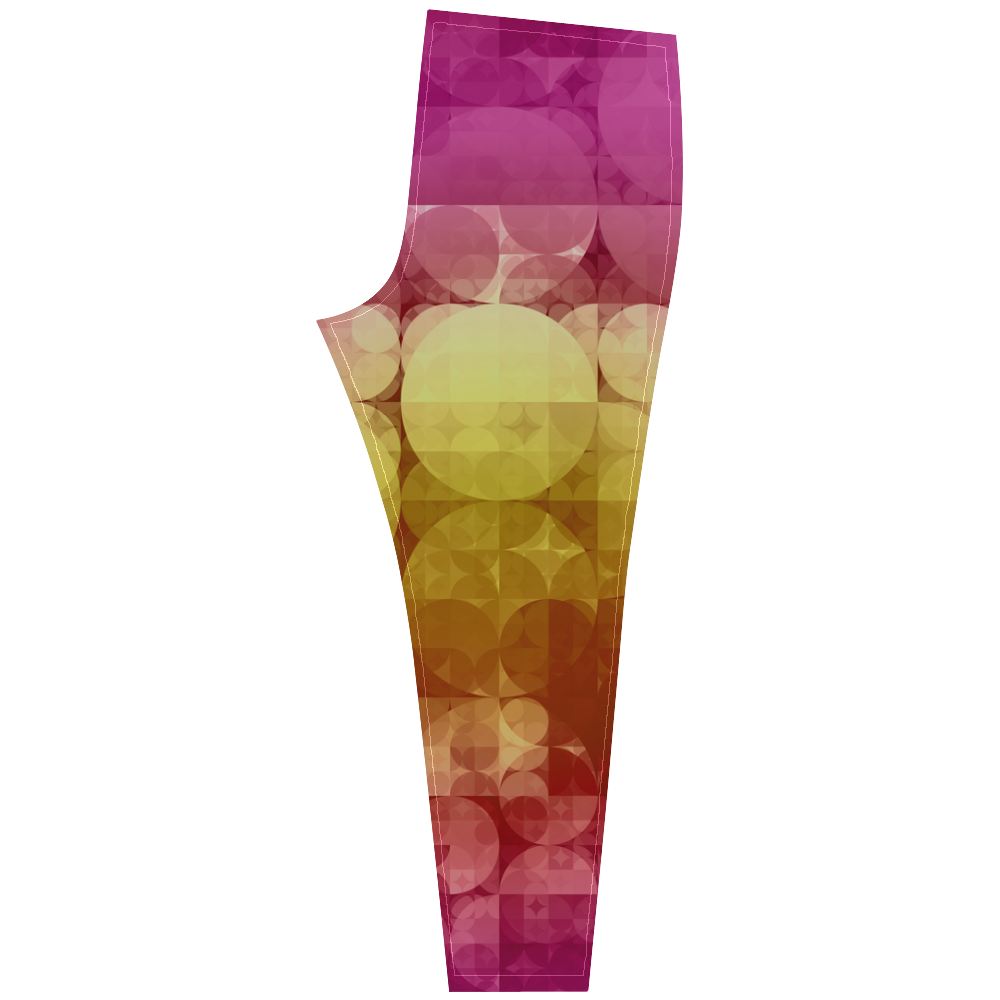 purple geometry matt Cassandra Women's Leggings (Model L01)