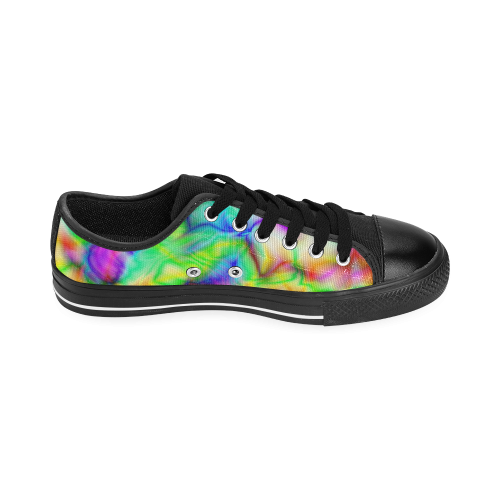 tie dye tropical colorful pattern ZT08 Men's Classic Canvas Shoes (Model 018)