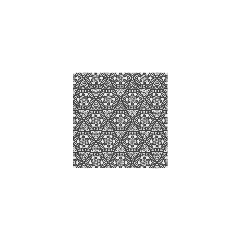 Black and White Pattern 415 Square Towel 13“x13”