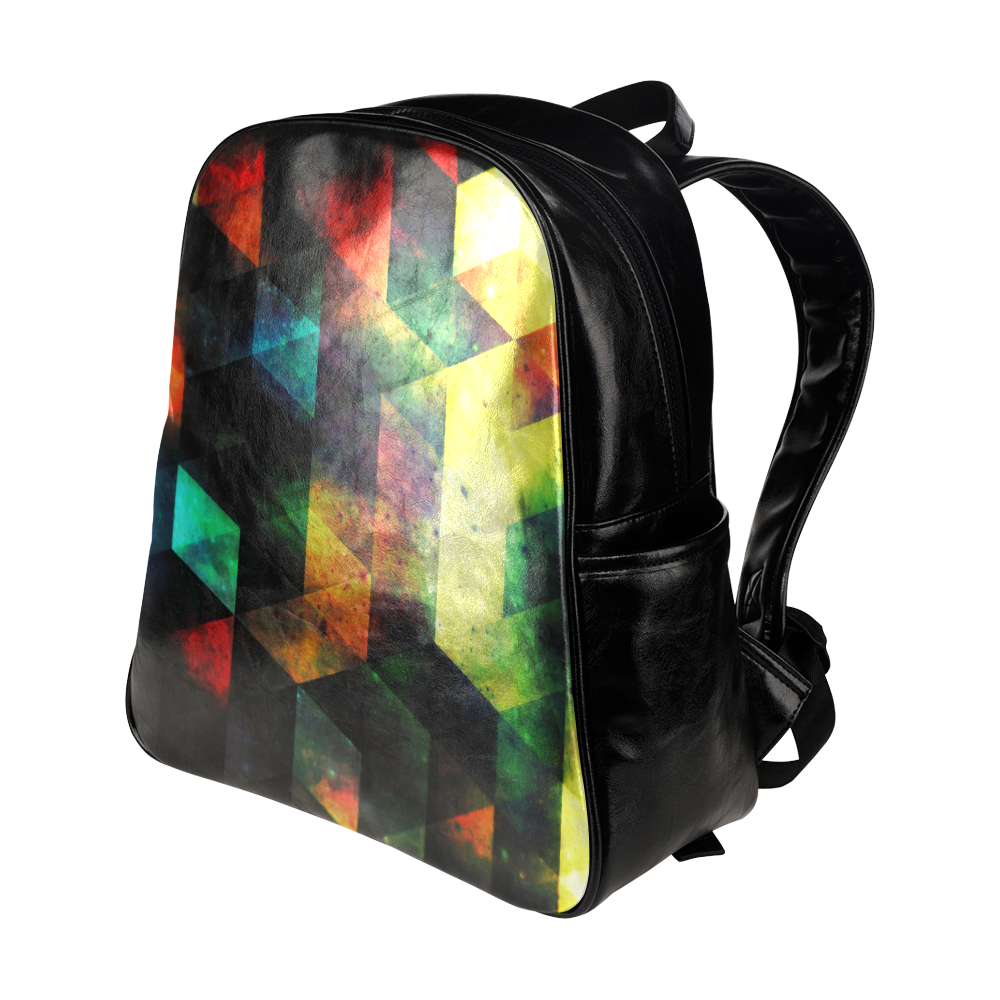 kvadrati art2 Multi-Pockets Backpack (Model 1636)