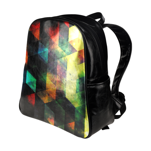kvadrati art2 Multi-Pockets Backpack (Model 1636)