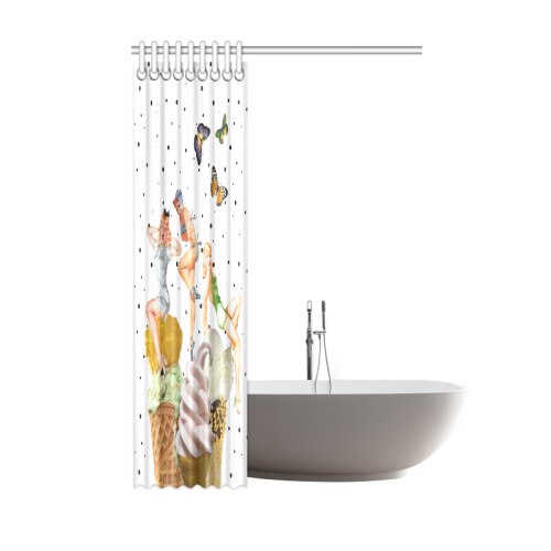 Summer time Shower Curtain 48"x72"