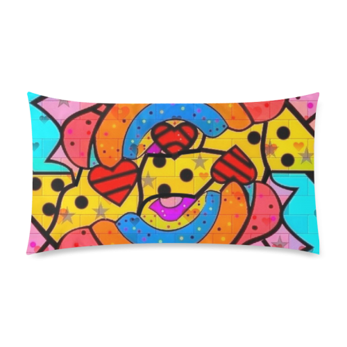 Skurill Popart by Nico Bielow Custom Rectangle Pillow Case 20"x36" (one side)