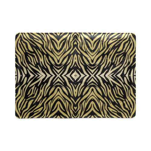 Gold Black Zebra Print Pattern Custom NoteBook A5