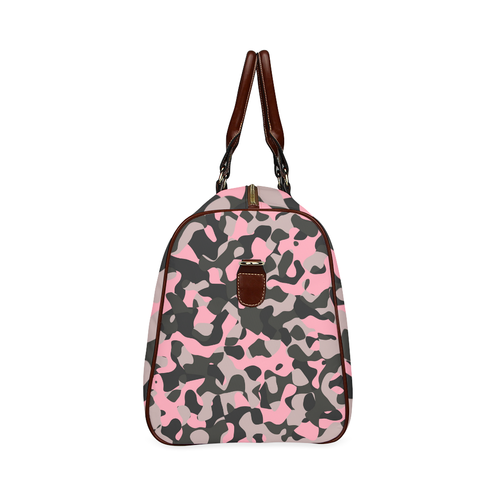 Kitty Camo Waterproof Travel Bag/Small (Model 1639)