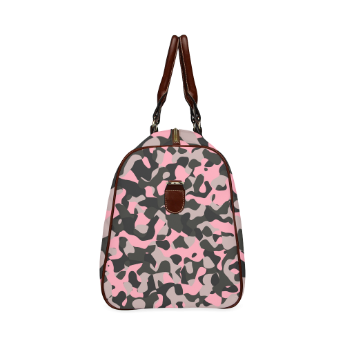 Kitty Camo Waterproof Travel Bag/Small (Model 1639)