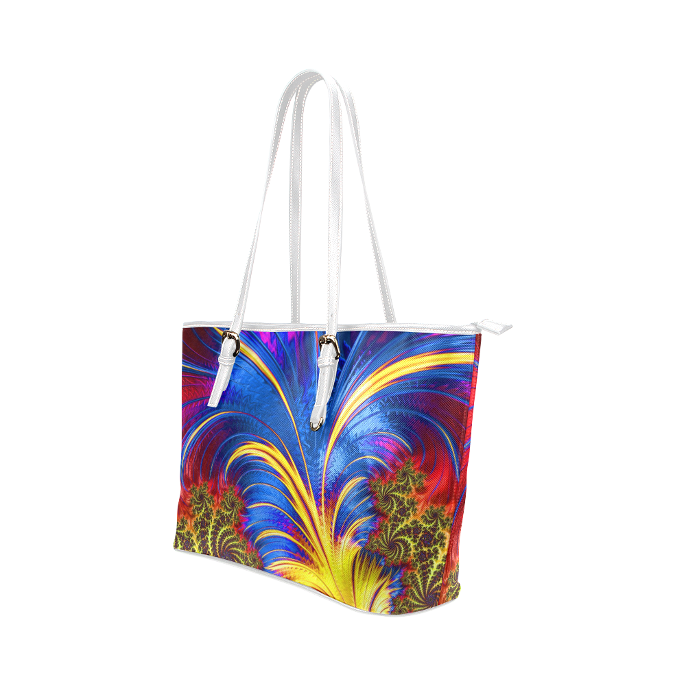 pattern20160754 Leather Tote Bag/Large (Model 1651)