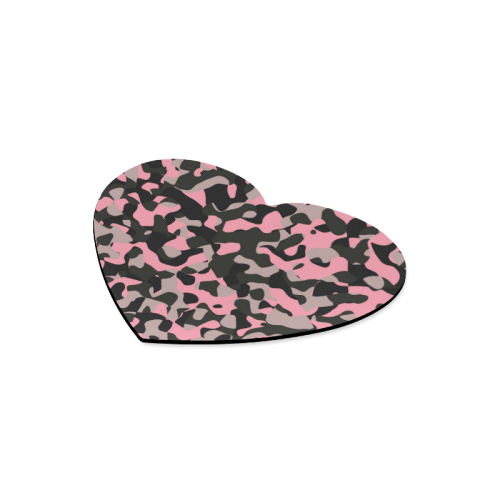 Kitty Camo Heart-shaped Mousepad